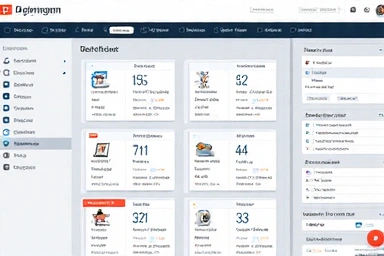 Dashboard interface showing centralized control over multiple channels