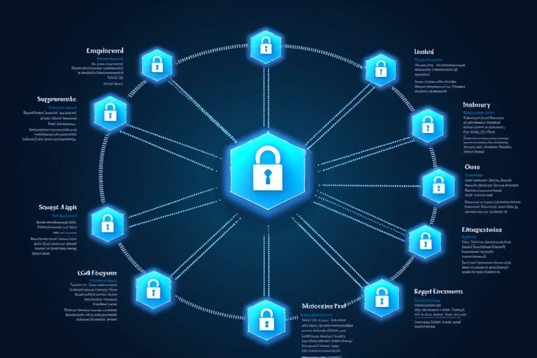 Interconnected network of data sharing with secure links