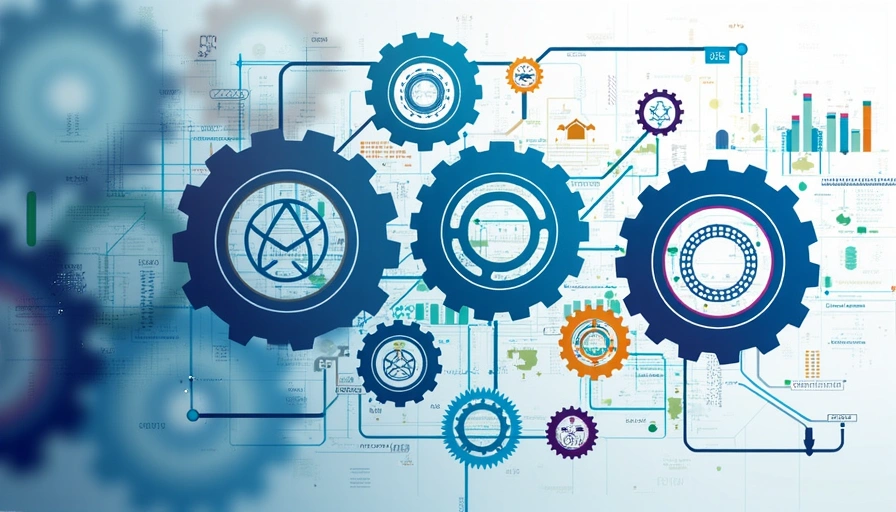 Abstract representation of interconnected hospitality solutions